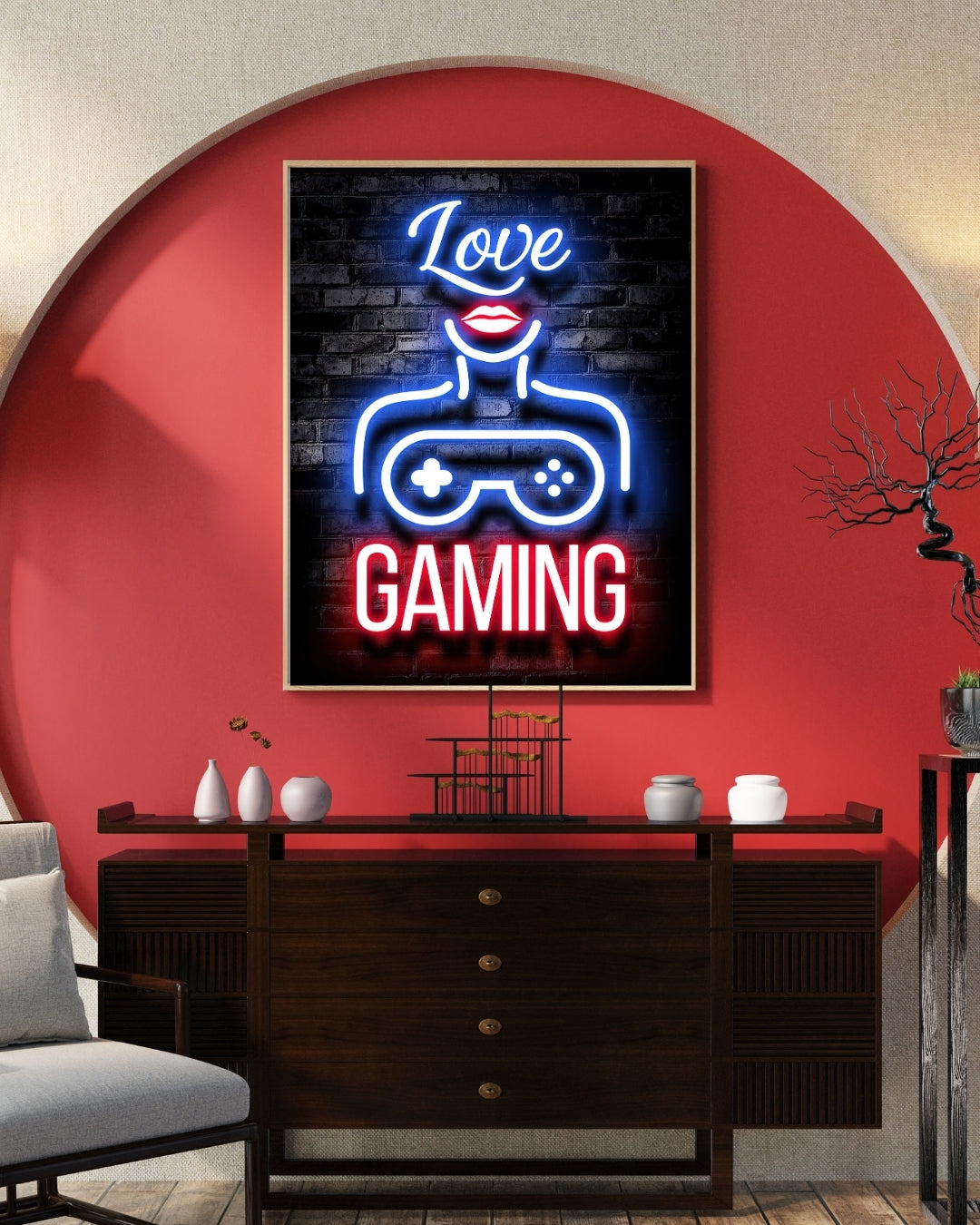 Minimalist Gaming Wall Art by Aab Inspire