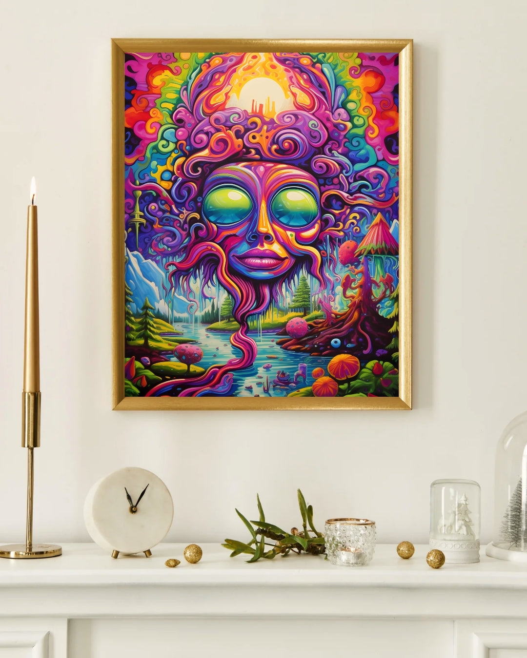 Trippy Wall Art for Mind-Bending Spaces by Aab Inspire