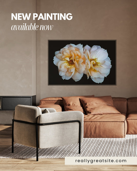 Enchanted Blossoms Flower Wall Art by Aab Inspire
