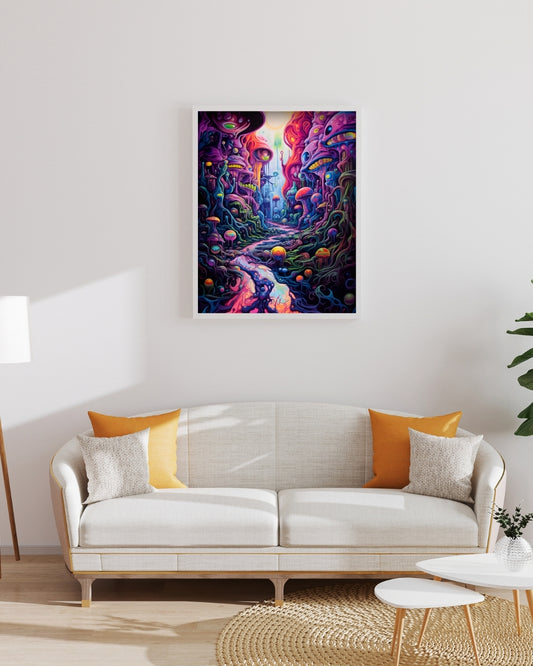 Surreal Trippy Wall Art by Aab Inspire