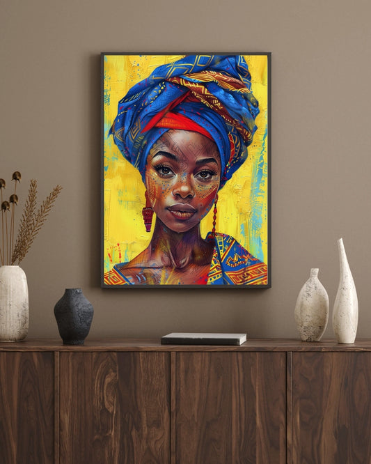 African Inspired Wall Art by Aab Inspire