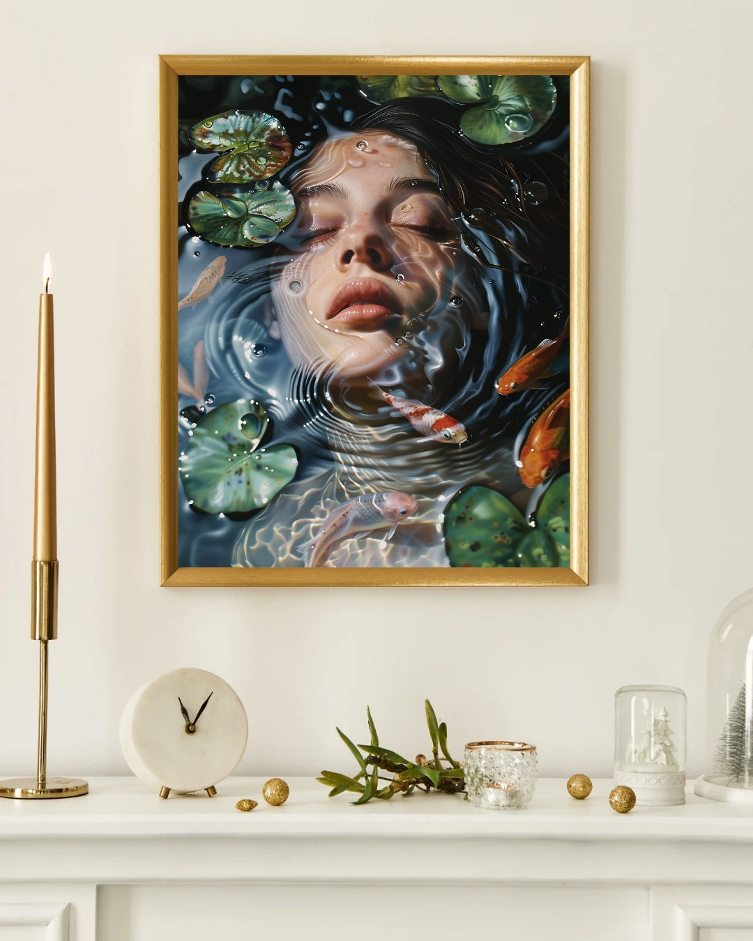 Modern Wall Art in Metallic Tones by Aab Inspire