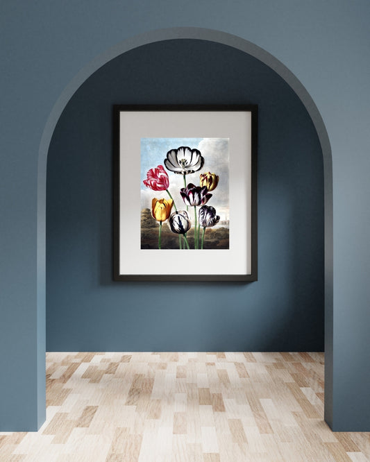 Blooming Elegance Flower Wall Art by Aab Inspire