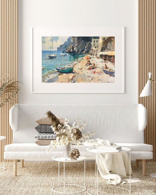 Abstract Beach Art by Aab Inspire