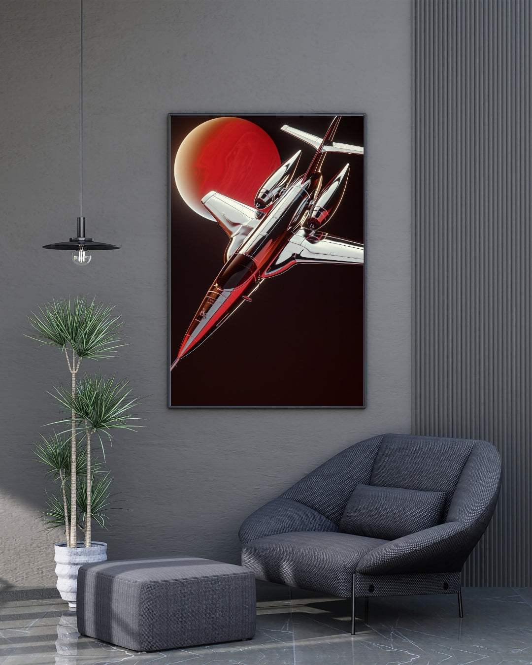 Zero Gravity Clash Wall Art by Aab Inspire