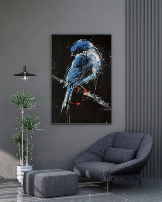 Elegant Bird Wall Art by Aab Inspire