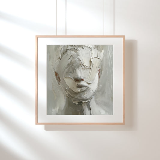 Bold Abstract Painting Print by Aab Inspire