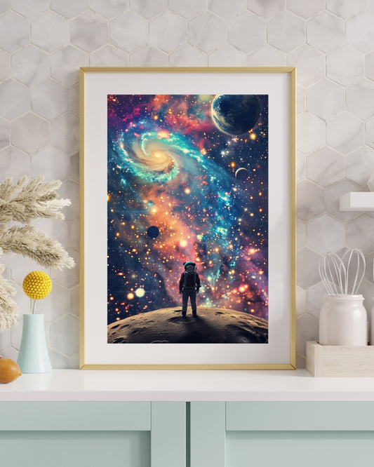 Minimalist Space Wall Art by Aab Inspire