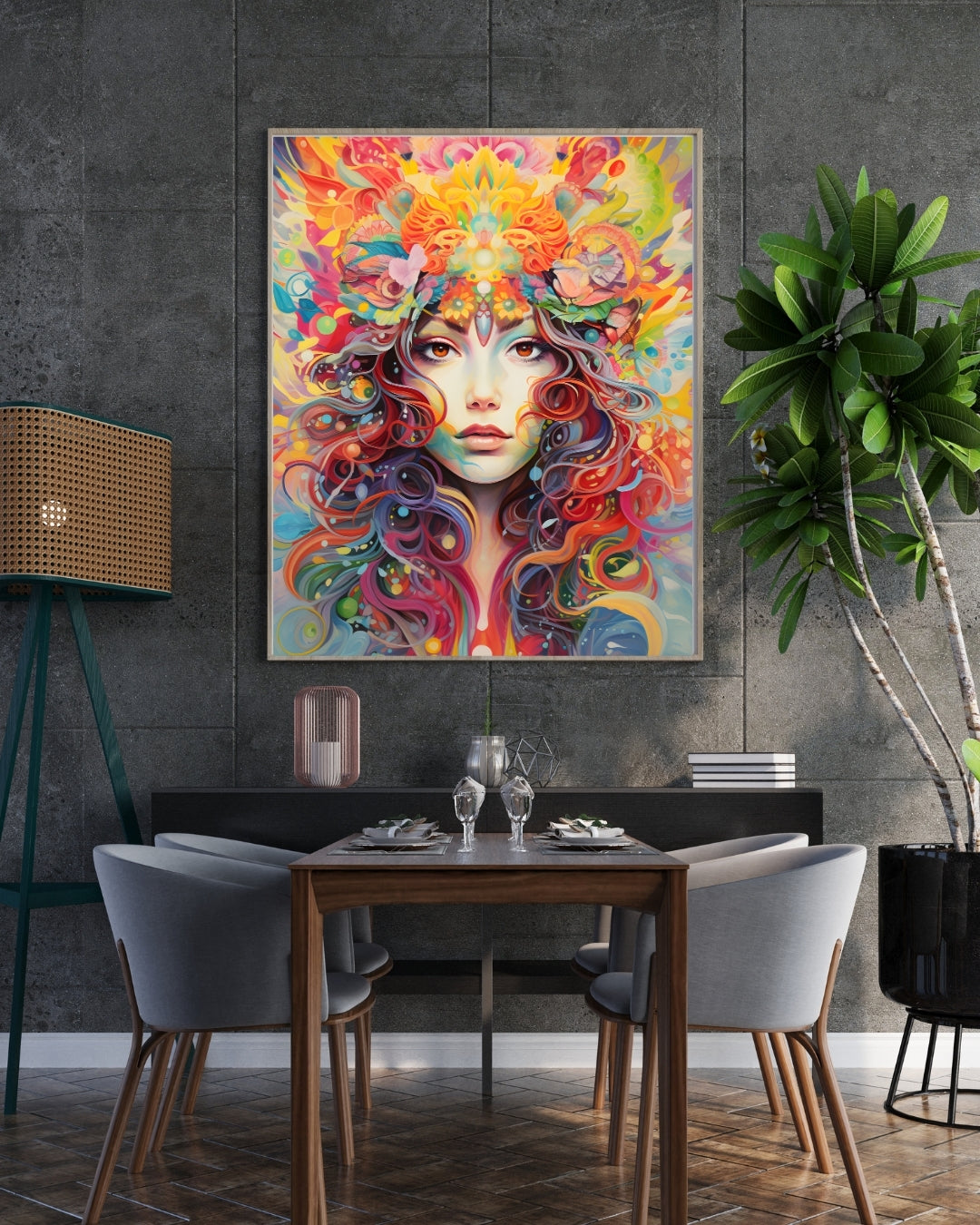 Fluid Trippy Wall Art by Aab Inspire