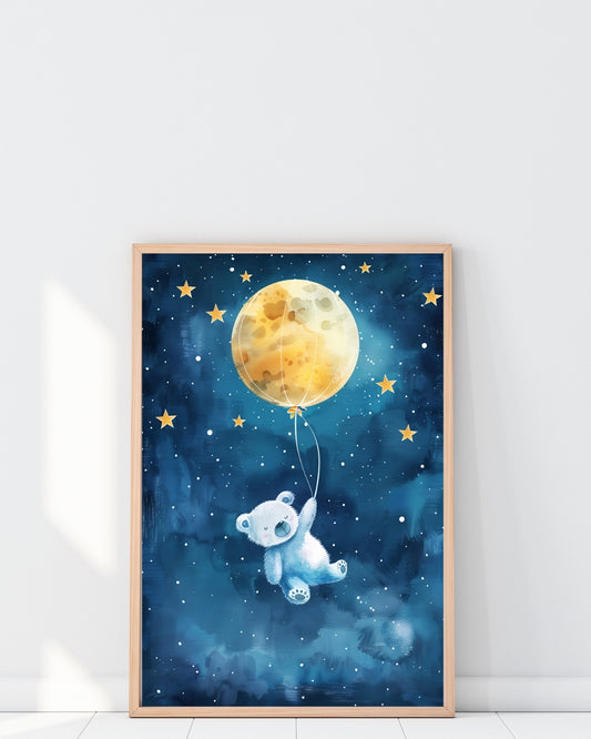 Space-Themed Kids Wall Art by Aab Inspire