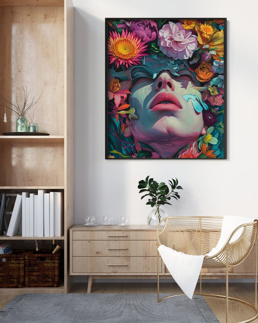 Geometric Trippy Wall Art by Aab Inspire