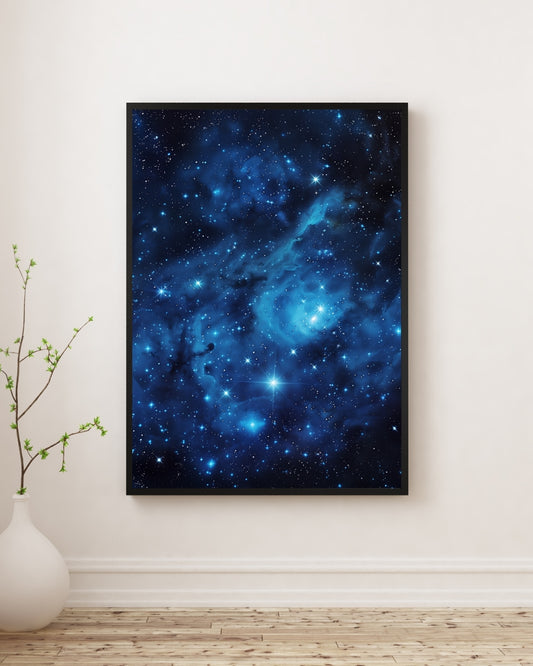 Glow-in-the-Dark Space Wall Art by Aab Inspire