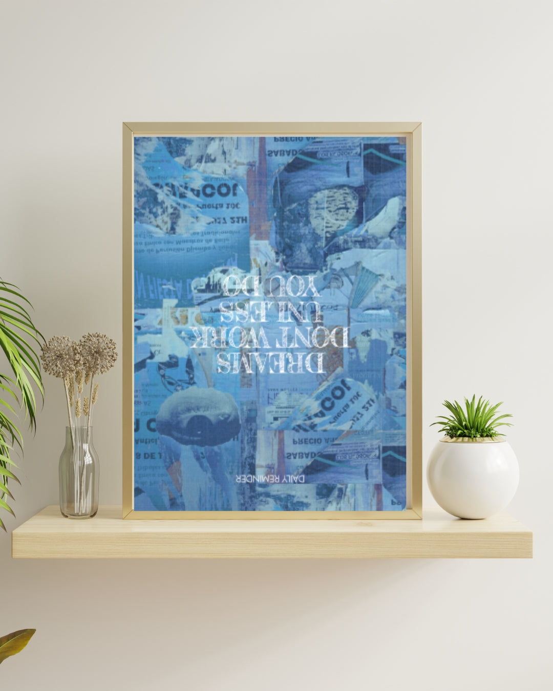 Motivational Wall Art for Courage by Aab Inspire