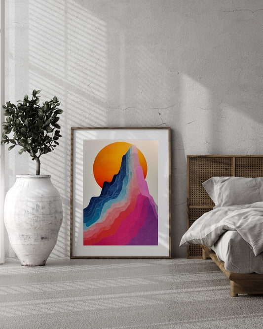 Earth-Toned Modern Wall Art by Aab Inspire