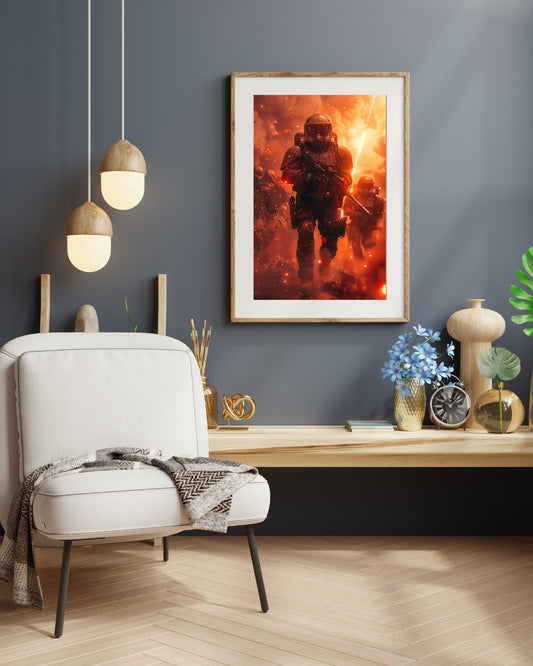 Battle Royale Gaming Wall Art by Aab Inspire