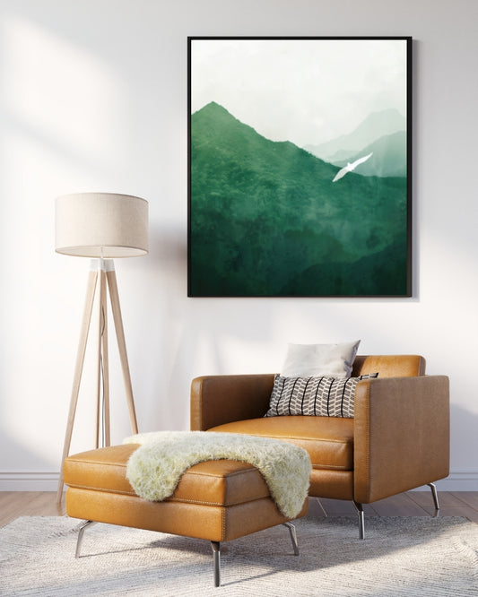 Abstract Expressionist Painting Wall Art by Aab Inspire