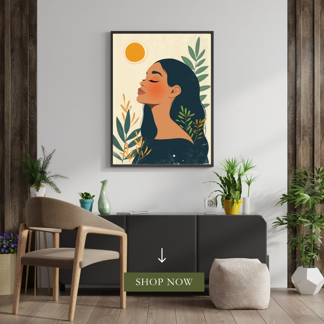 Warm Tone Wall Art by Aab Inspire