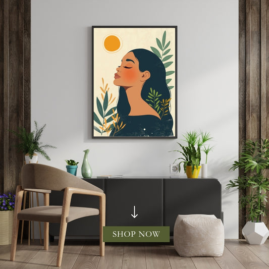 Warm Tone Wall Art by Aab Inspire