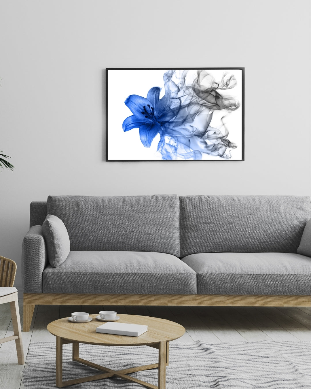 Minimalist Flora Flower Wall Art by Aab Inspire