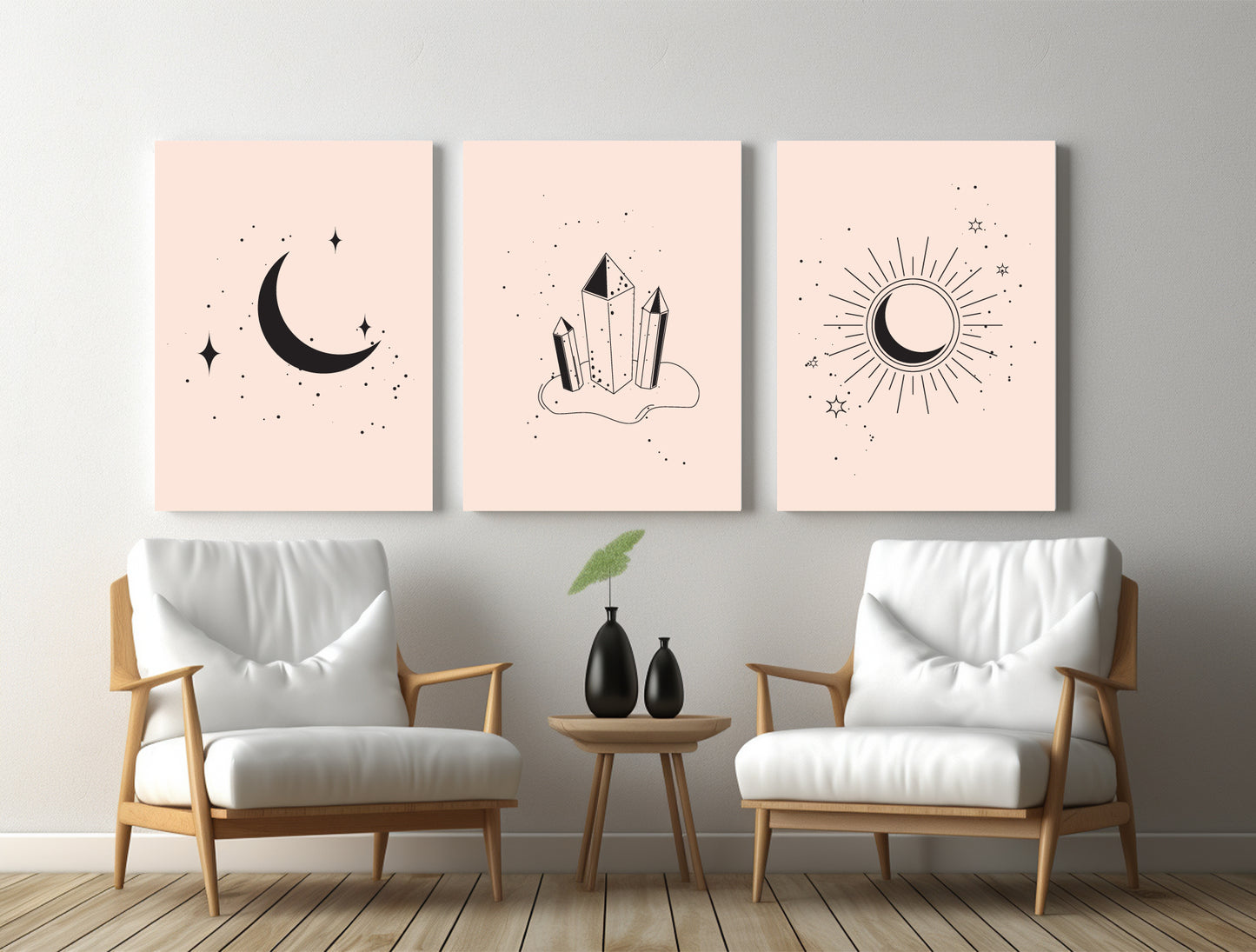 Sets of 3 Wall Art Creative Ideal for Living Area