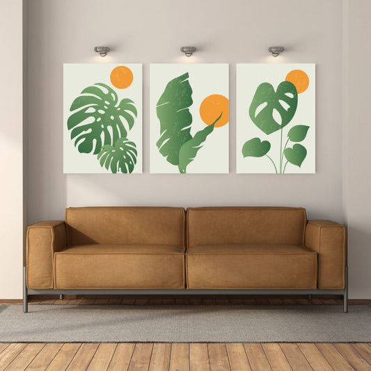 Set of 3 Creative Wall Art Prints – Nature-Inspired & Mind-Refreshing Décor by Aab Inspire